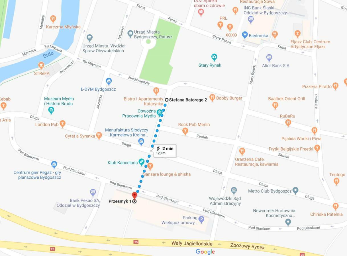 Apartamenty Batorego 2 - Stary Rynek Бидгощ Екстер'єр фото